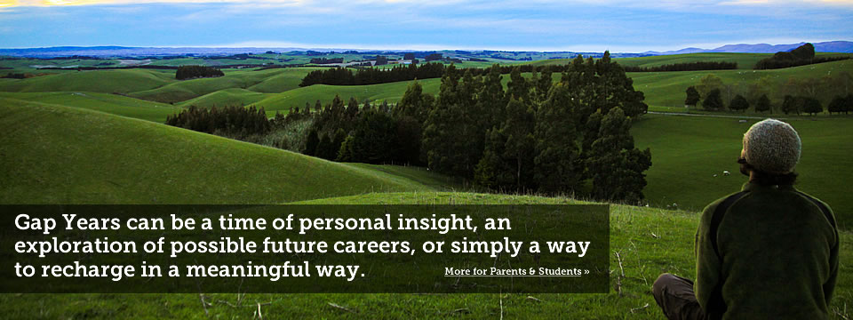 future careers, or simply a way to recharge in a meaningful way